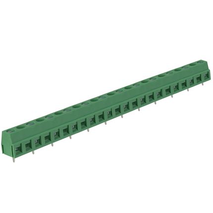Anschlussklemme 10,16 mm | niedriges Profil | 45° | Rising-Clamp