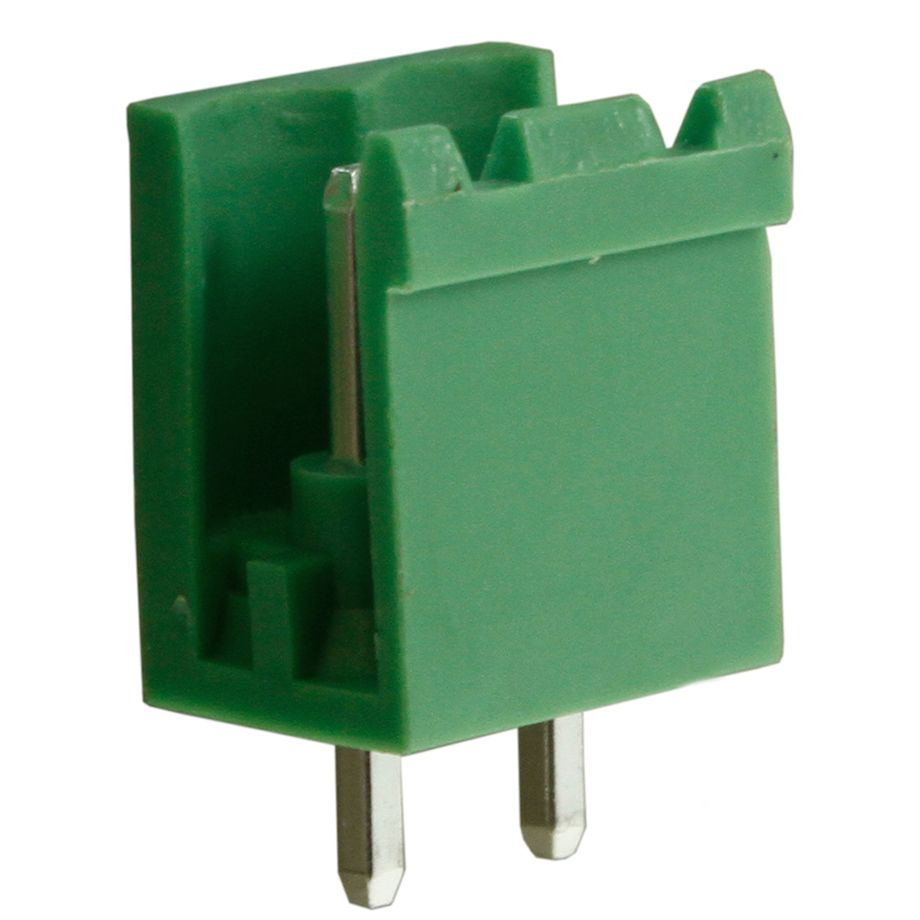 Steckbare Anschlussklemme 5 mm | Stecker | vertikal | geschlossene Seiten