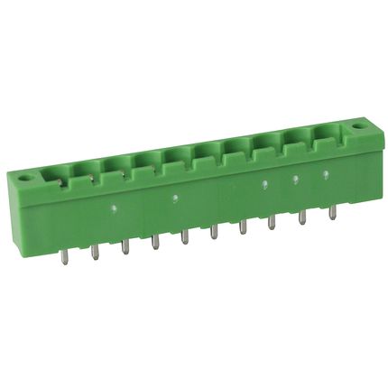 Steckbare Anschlussklemme 5,08 mm | Stecker | vertikal | mit Flansch
