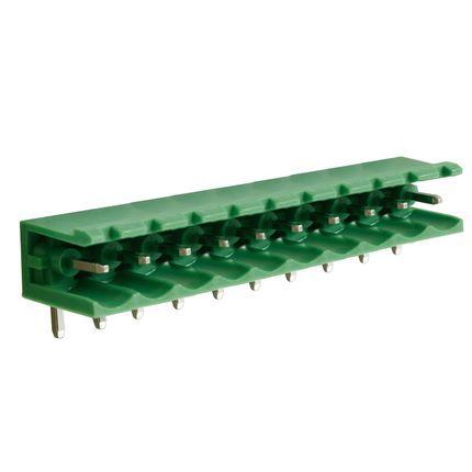 Steckbare Anschlussklemme 5 mm | Stecker | horizontal | offene Seiten