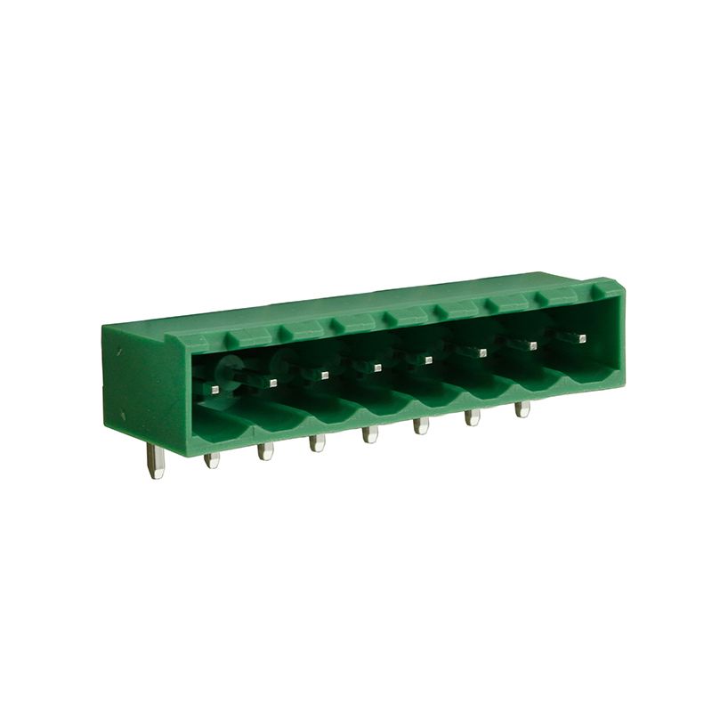 Steckbare Anschlussklemme 5 mm | Stecker | horizontal | geschlossene Seiten