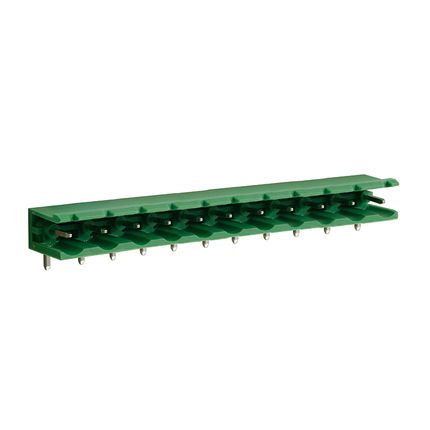 Steckbare Anschlussklemme 7,5 mm | Stecker | horizontal | offene Seiten