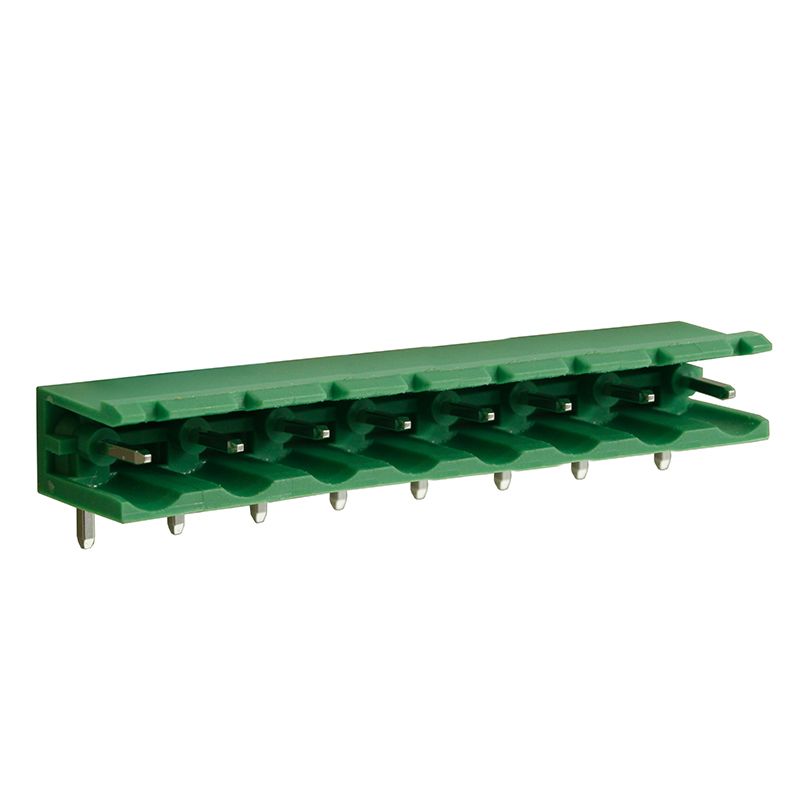 Steckbare Anschlussklemme 7,5 mm | Stecker | horizontal | geschlossene Seiten