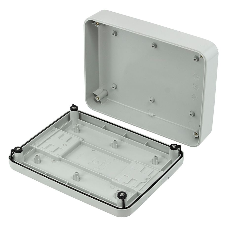 Outdoorgehäuse IP66/67 | Polycarbonat V0 | optional mit Mastbefestigung | Node-Serie