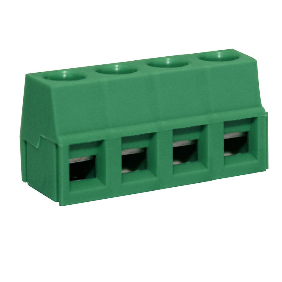 Anschlussklemme 5 mm | niedriges Profil | 90° | Rising-Clamp