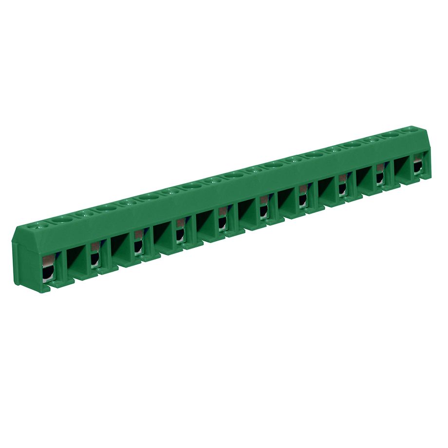Anschlussklemme 10 mm | Drahtschutzbügel | niedriges Profil | 90°