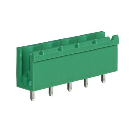 Steckbare Anschlussklemme 7,62 mm | Stecker | vertikal | offene Seiten