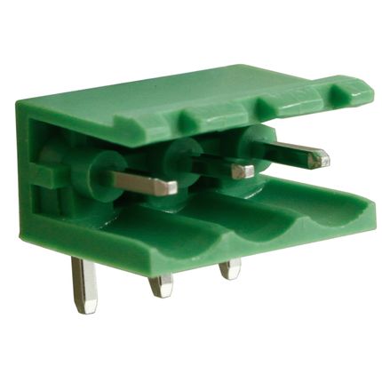 Steckbare Anschlussklemme 5 mm | Stecker | horizontal | offene Seiten