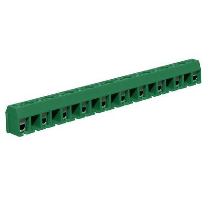 Anschlussklemme 10 mm | Drahtschutzbügel | niedriges Profil | 90°