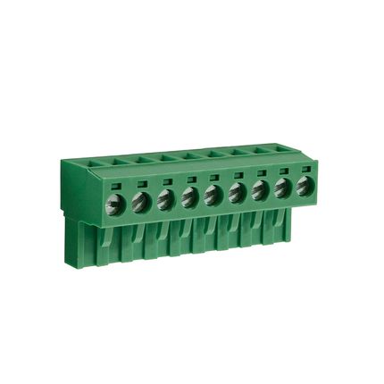 Steckbare Anschlussklemme 5 mm | Buchse | Rising-Clamp