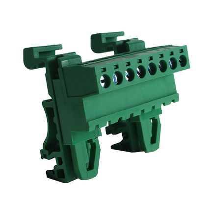 Steckbare DIN-Schienen-Anschlussklemme 5 mm | horizontal