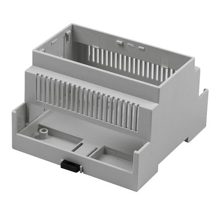 Hutschienengehäuse | modular | Polycarbonat V0 | mit Lüftungsschlitzen | Serie CNMB-V