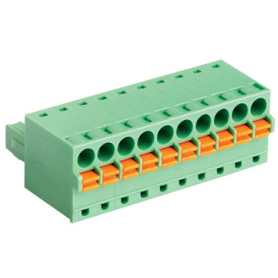 Federkraftklemmblock 3,81 mm | steckbar | Buchse