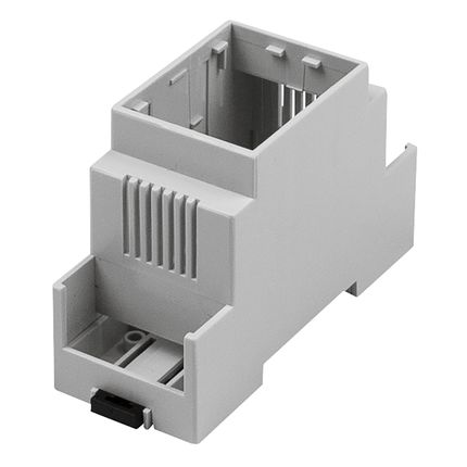 Hutschienengehäuse | modular | Polycarbonat V0 | mit Lüftungsschlitzen | Serie CNMB-V