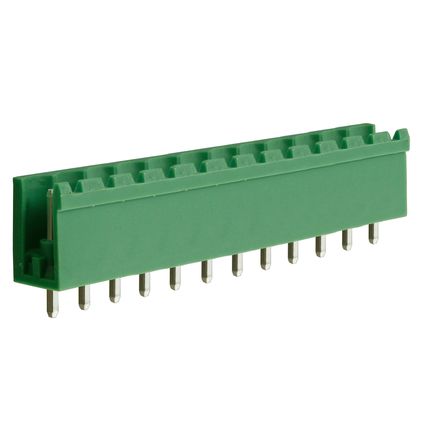 Steckbare Anschlussklemme 5 mm | Stecker | vertikal | offene Seiten