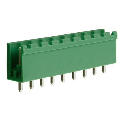 Steckbare Anschlussklemme 5 mm | Stecker | vertikal | offene Seiten