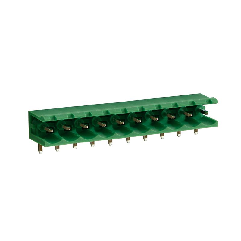 Steckbare Anschlussklemme 5,08 mm | Stecker | horizontal | offene Seiten
