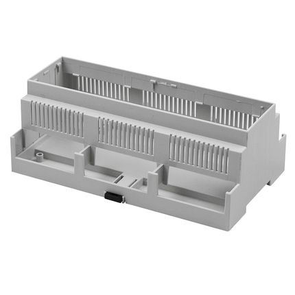 Hutschienengehäuse | modular | Polycarbonat V0 | mit Lüftungsschlitzen | Serie CNMB-V