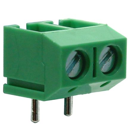 Anschlussklemme 5 mm | niedriges Profil | 90°