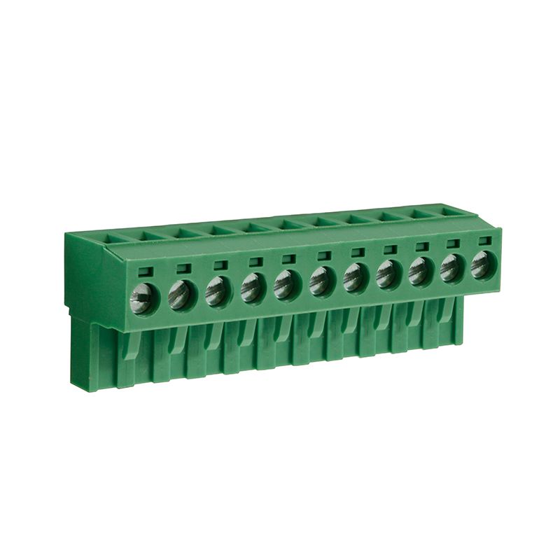 Steckbare Anschlussklemme 5 mm | Buchse | Rising-Clamp