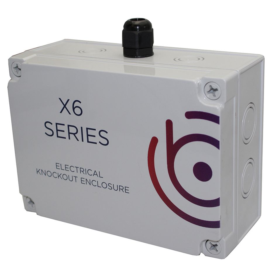 Elektronikgehäuse IP67 | ABS oder Polycarbonat | mit Knockout für Kabelanschluss | Serie X6