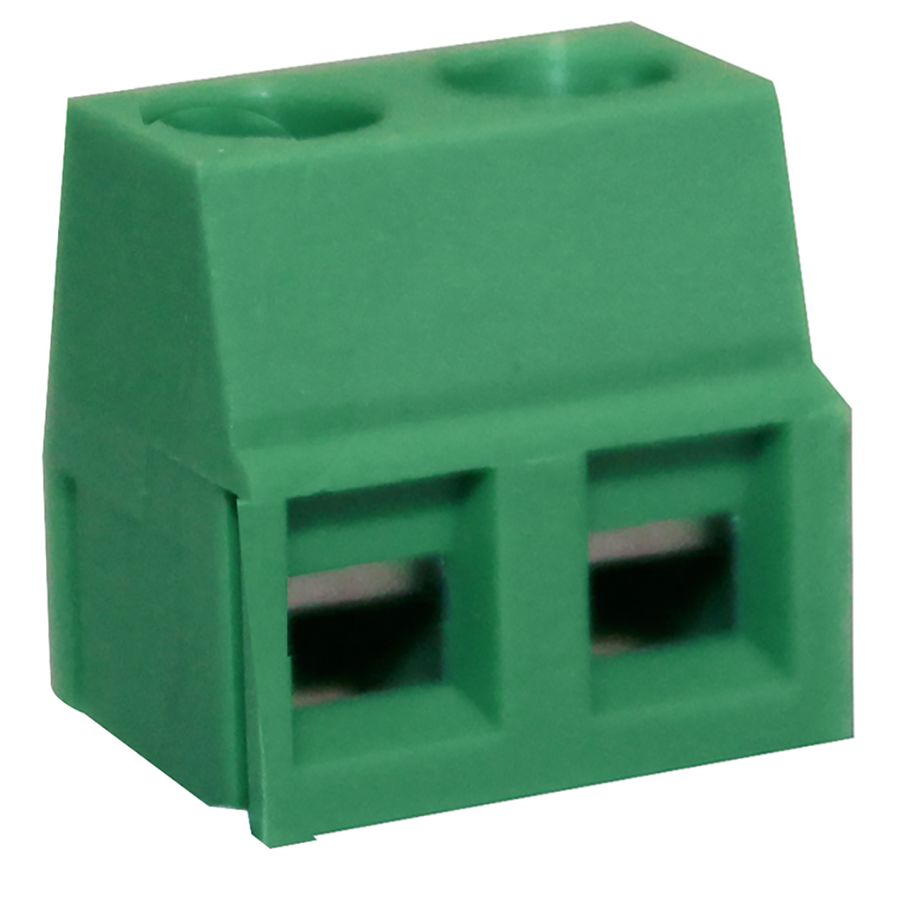 Anschlussklemme 5,08 mm | niedriges Profil | 90° | Rising-Clamp