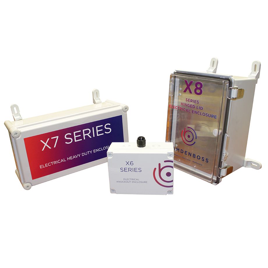 Heavy-Duty-Elektronikgehäuse IP67 | ABS oder Polycarbonat | Serie X7