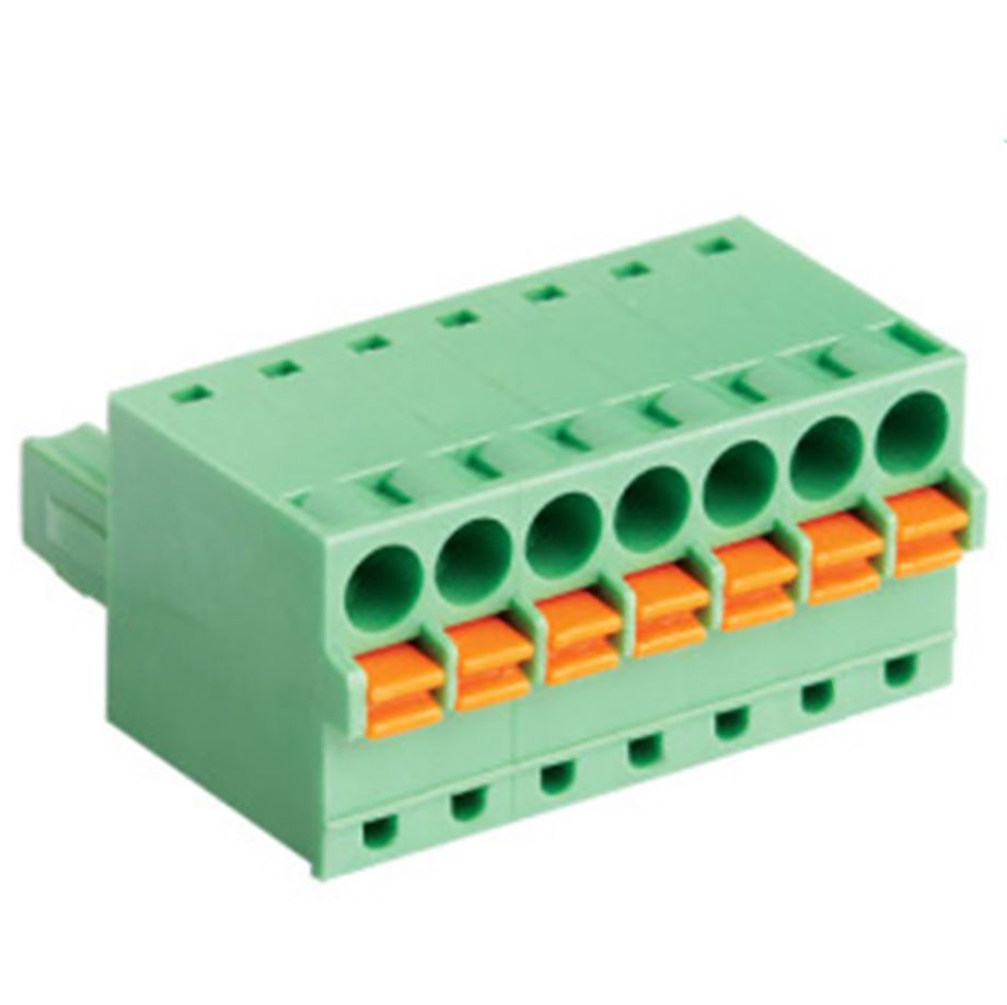 Federkraftklemmblock 3,81 mm | steckbar | Buchse