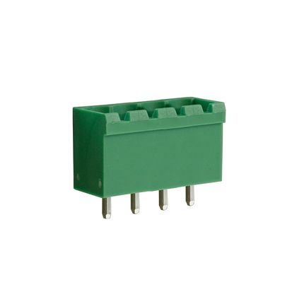 Steckbare Anschlussklemme 5 mm | Stecker | vertikal | geschlossene Seiten