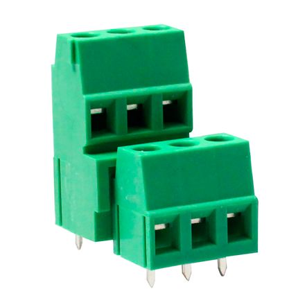 Doppelstock-Anschlussklemme 5,08 mm | Rising-Clamp