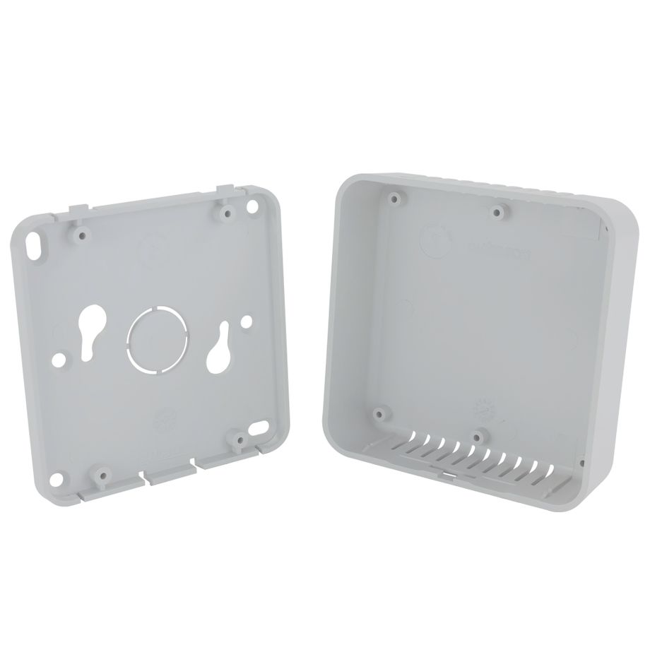 Raumsensorgehäuse IP40 | ABS V0 | Wandmontage | mit/ohne Lüftung | Serie Raumsensor