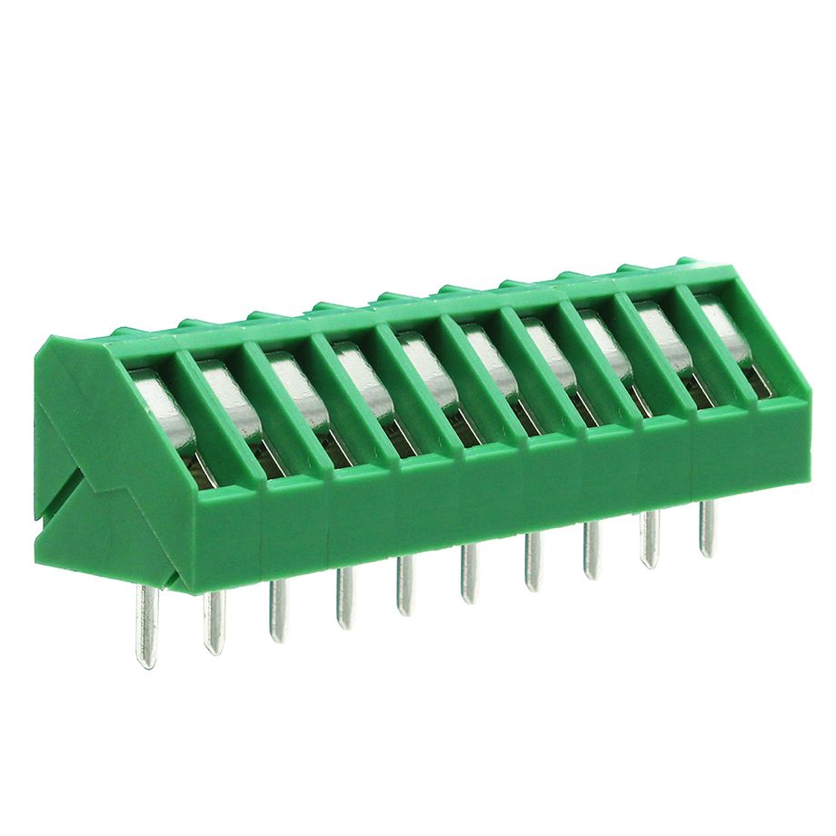 Anschlussklemme 5 mm | niedriges Profil | 45° | Rising-Clamp