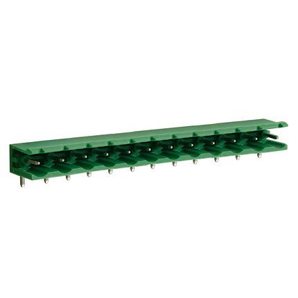 Steckbare Anschlussklemme 7,5 mm | Stecker | horizontal | offene Seiten
