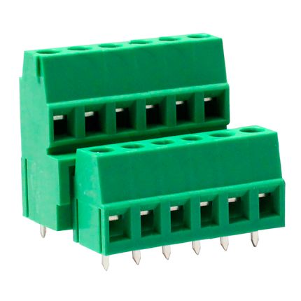 Doppelstock-Anschlussklemme 5,08 mm | Rising-Clamp