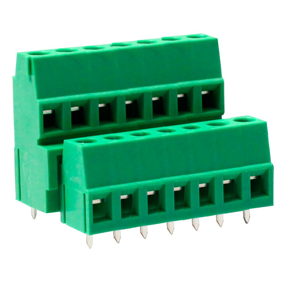 Doppelstock-Anschlussklemme 5,08 mm | Rising-Clamp