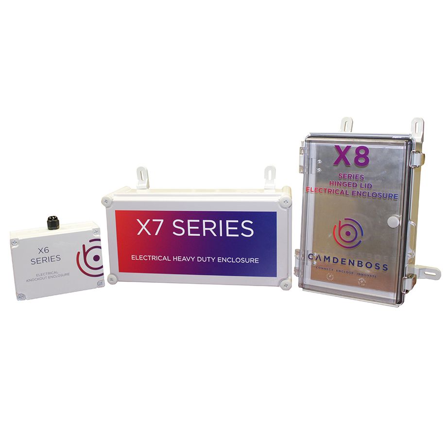 Kunststoffgehäuse IP67 | mit Klapptür |  ABS oder Polycarbonat | Serie X8