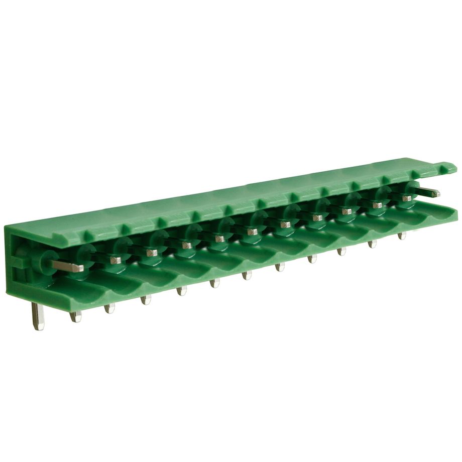 Steckbare Anschlussklemme 5 mm | Stecker | horizontal | geschlossene Seiten