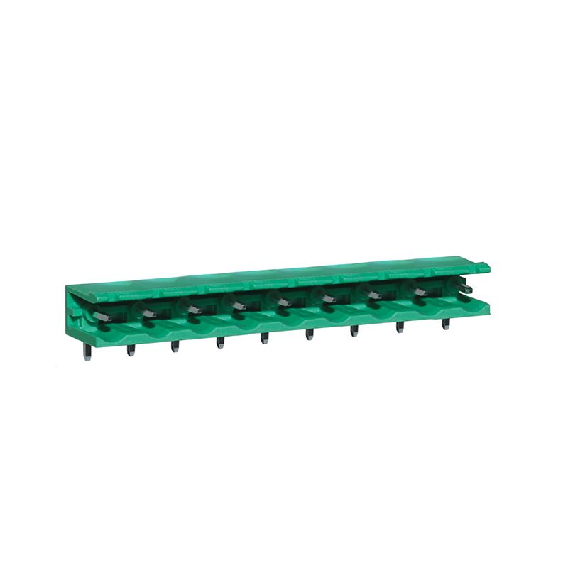 Steckbare Anschlussklemme 7,62 mm | Stecker | horizontal | geschlossene Seiten