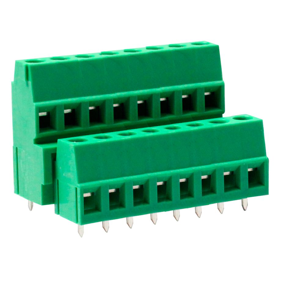 Doppelstock-Anschlussklemme 5,08 mm | Rising-Clamp