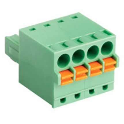 Federkraftklemmblock 3,81 mm | steckbar | Buchse