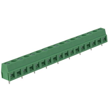 Anschlussklemme 10,16 mm | niedriges Profil | 45° | Rising-Clamp