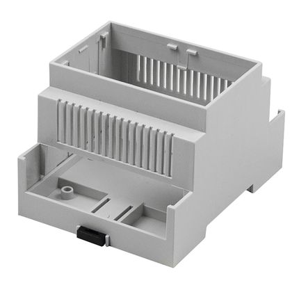 Hutschienengehäuse | modular | Polycarbonat V0 | mit Lüftungsschlitzen | Serie CNMB-V
