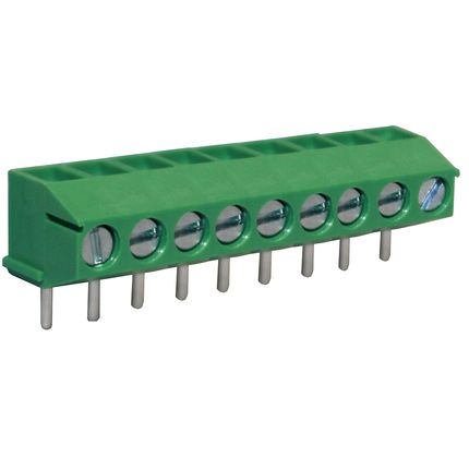Anschlussklemme 3,5 mm | Drahtschutzbügel | niedriges Profil | 90°