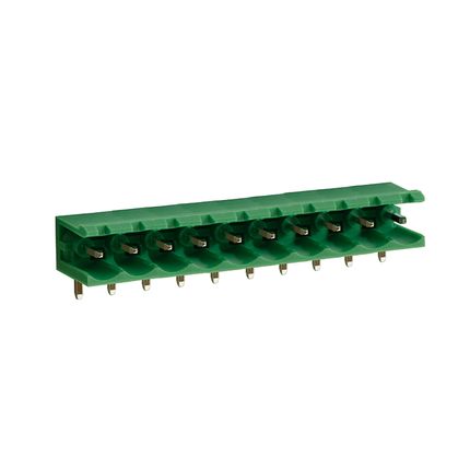 Steckbare Anschlussklemme 5,08 mm | Stecker | horizontal | offene Seiten