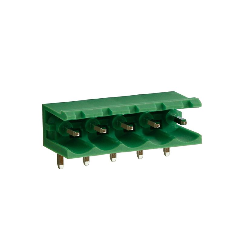 Steckbare Anschlussklemme 5,08 mm | Stecker | horizontal | geschlossene Seiten
