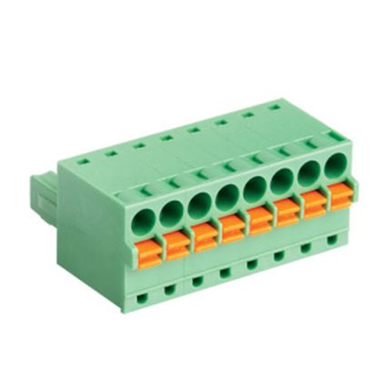 Federkraftklemmblock 3,5 mm | steckbar | Buchse