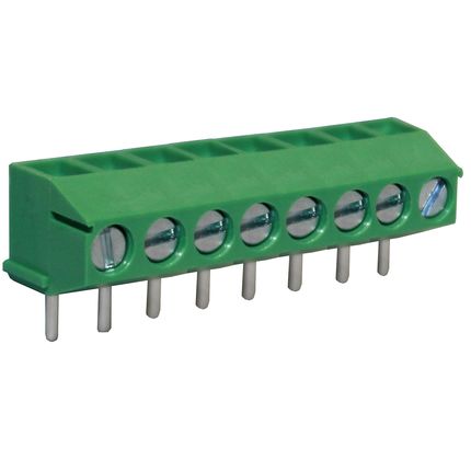 Anschlussklemme 3,5 mm | Drahtschutzbügel | niedriges Profil | 90°