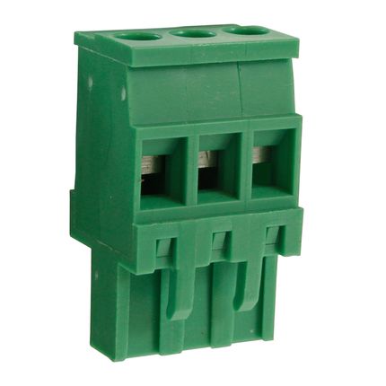 Steckbare Anschlussklemme 5 mm | Buchse | vertikal reversed | Rising-Clamp