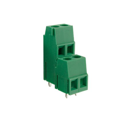 Doppelstock-Anschlussklemme 5,08 mm | Rising-Clamp