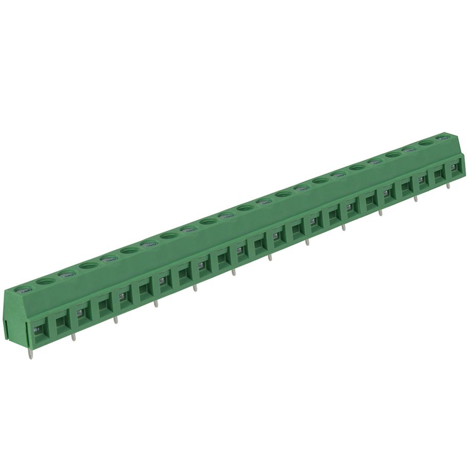 Anschlussklemme 10,16 mm | niedriges Profil | 45° | Rising-Clamp